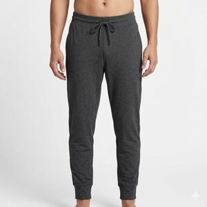 Lole‎ Marled Charcoal Grey Eliana Jogger Lounge Pants Mens Size Medium EUC
